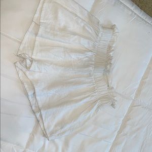White flowy shorts